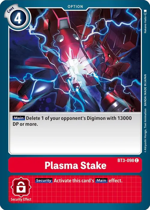 Plasma Stake card art