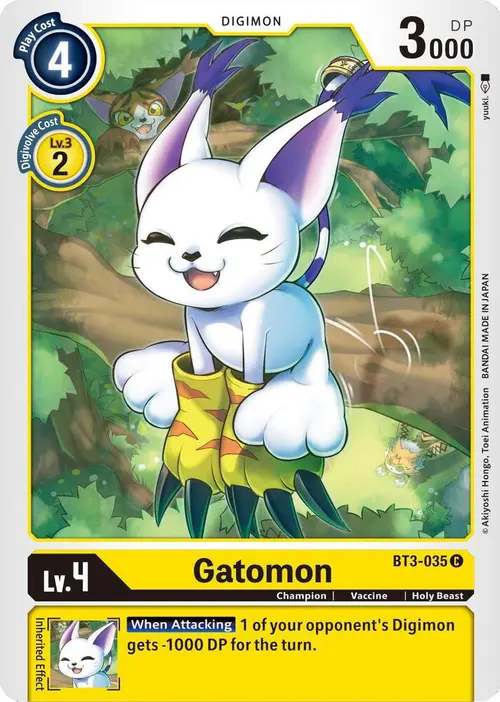 Gatomon - BT3-035 card art