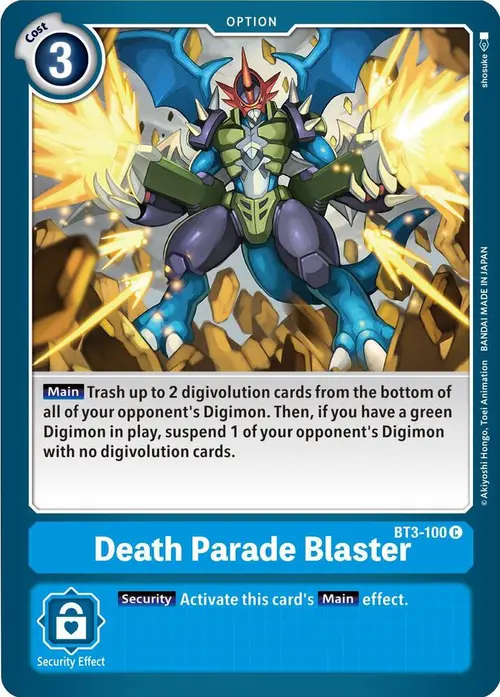 Death Parade Blaster card art