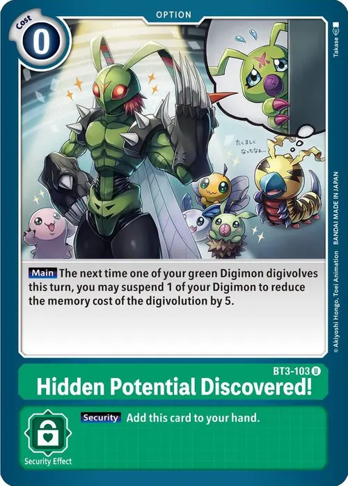 Hidden Potential Discovered! card art