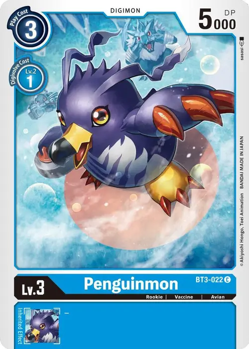 Penguinmon card art
