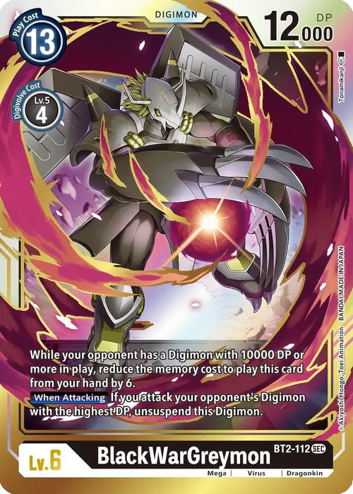 BlackWarGreymon card art