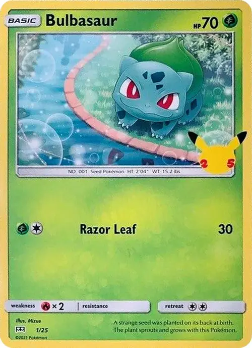 Bulbasaur - 1/25 card art