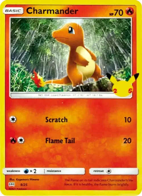 Charmander - 9/25 card art