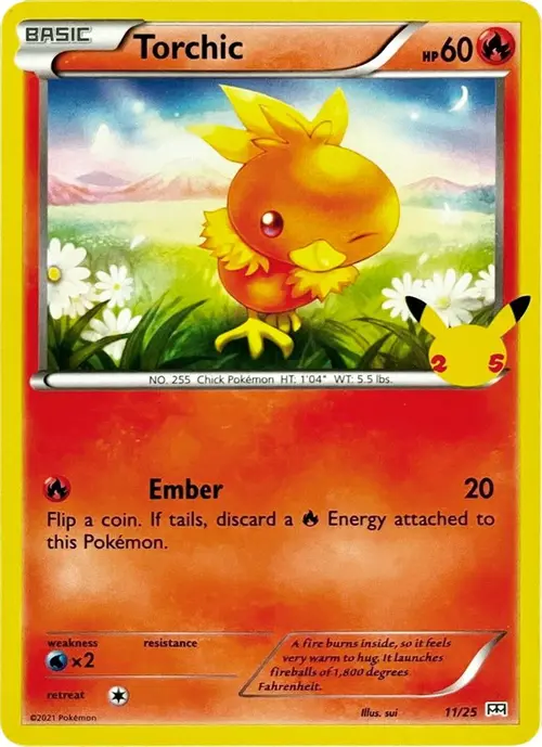 Torchic - 11/25 card art