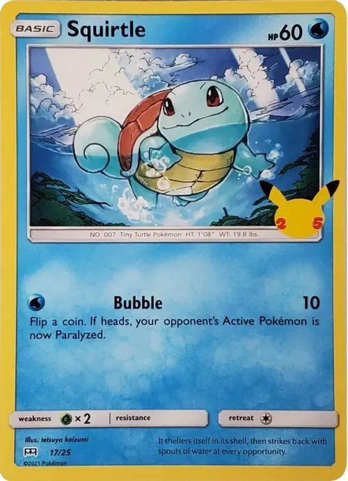 Squirtle - 17/25 card art