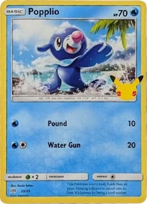 Popplio - 23/25 card art