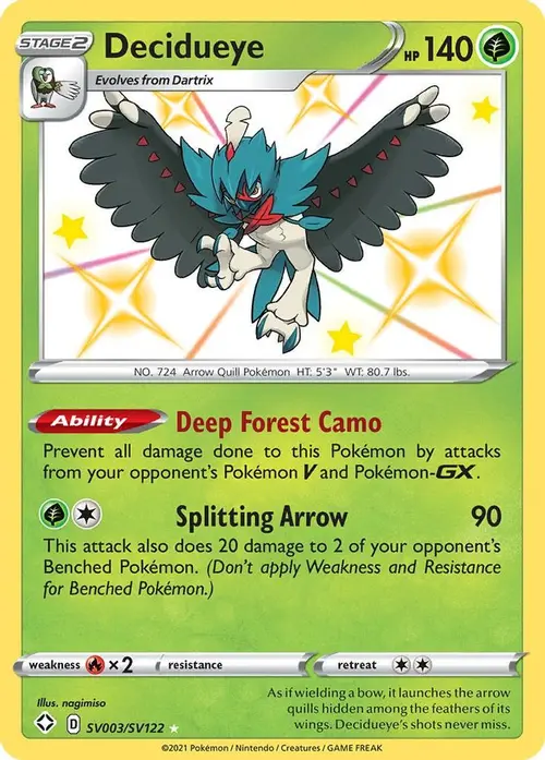Decidueye card art