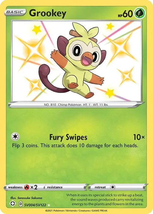 Grookey card art