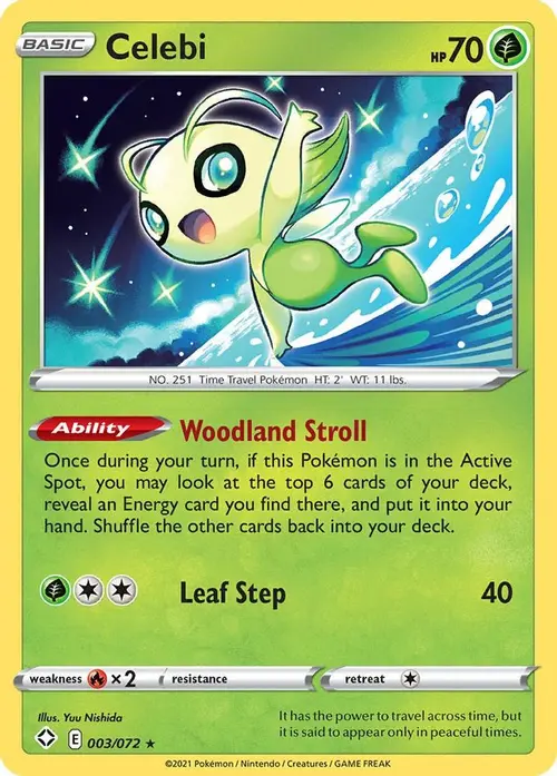 Celebi card art