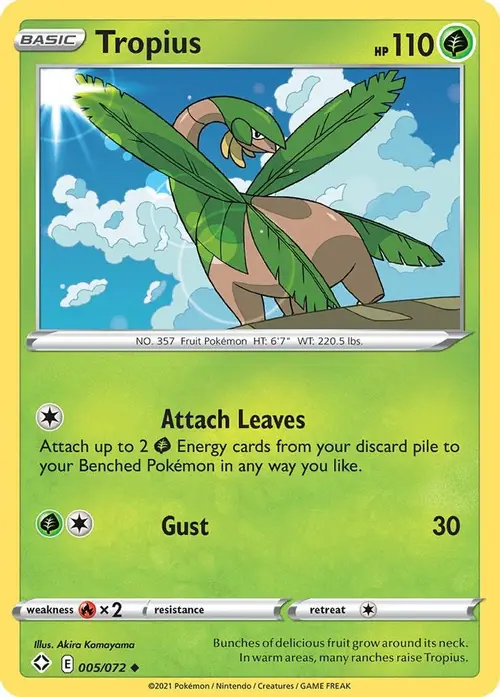 Tropius card art