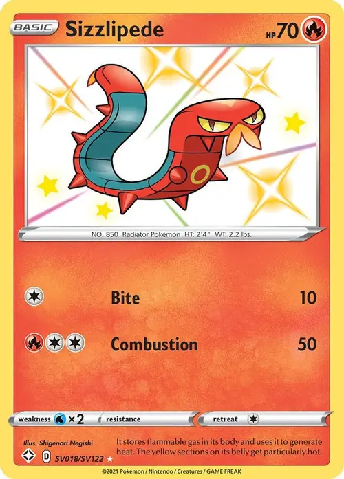 Sizzlipede card art