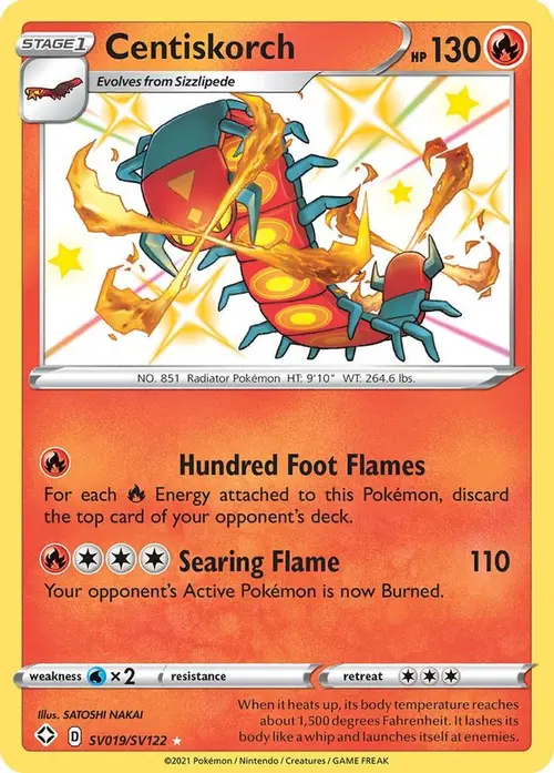 Centiskorch card art