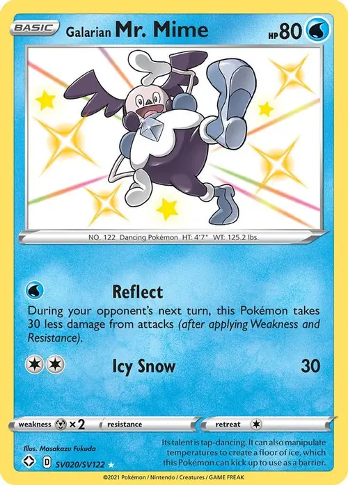 Galarian Mr. Mime card art