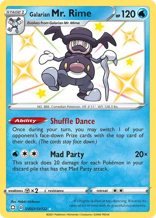 Galarian Mr. Rime card art