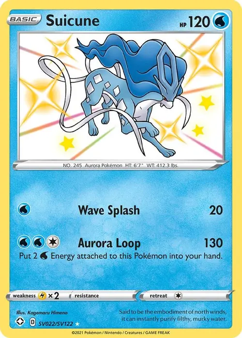 Suicune card art