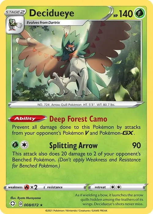 Decidueye card art