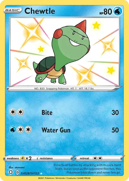 Chewtle card art