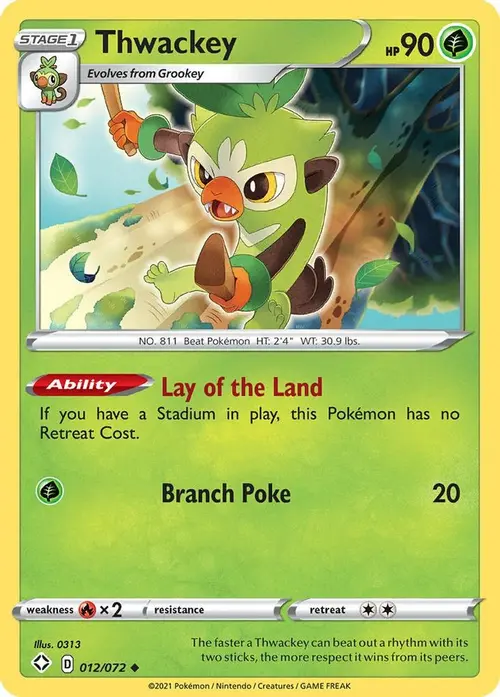 Thwackey card art