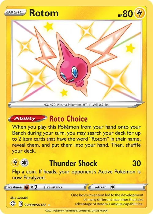 Rotom card art