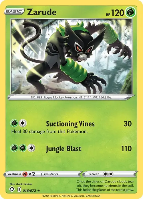 Zarude card art