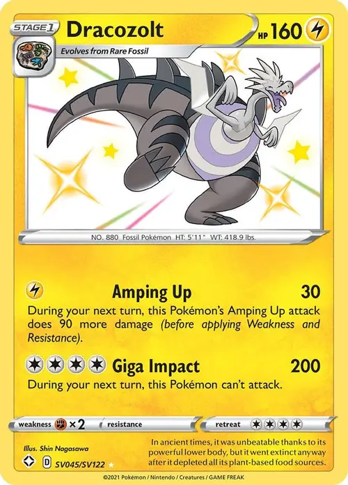 Dracozolt card art