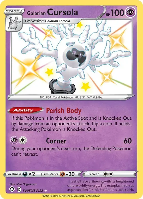Galarian Cursola card art
