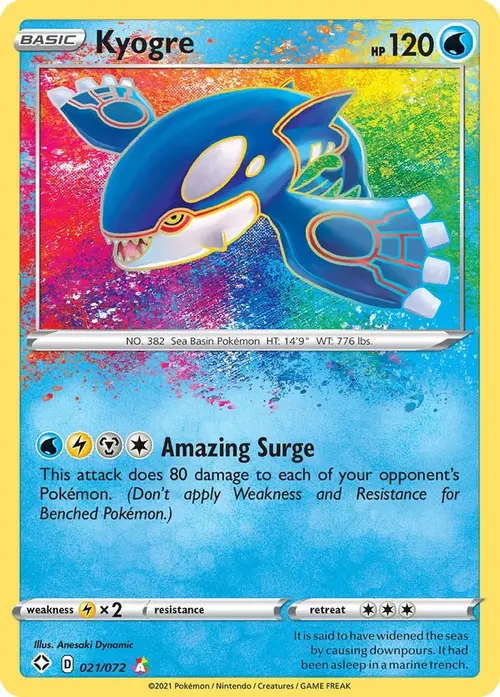 Kyogre card art