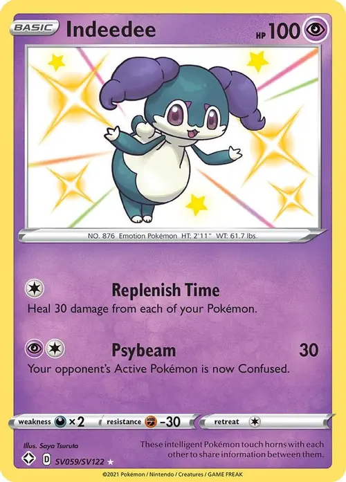 Indeedee card art