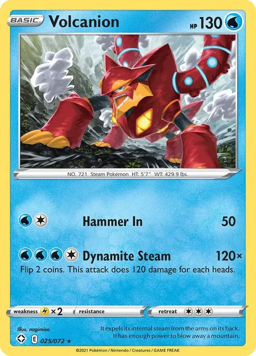 Volcanion card art