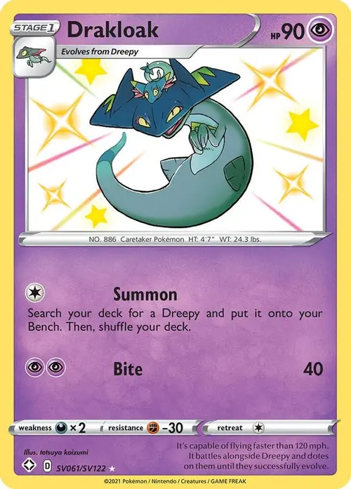 Drakloak card art
