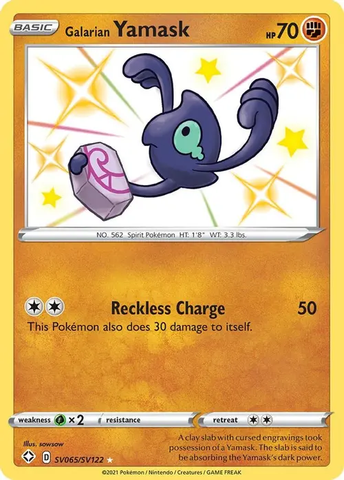Galarian Yamask card art
