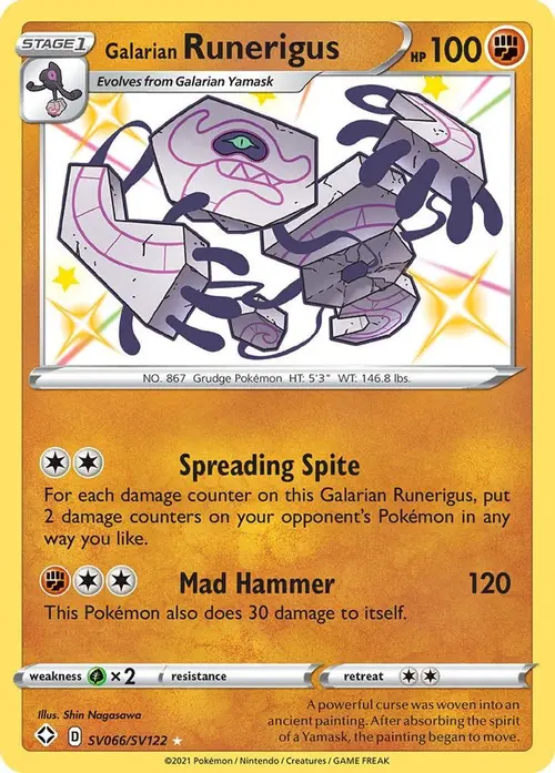 Galarian Runerigus card art