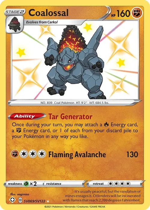 Coalossal card art