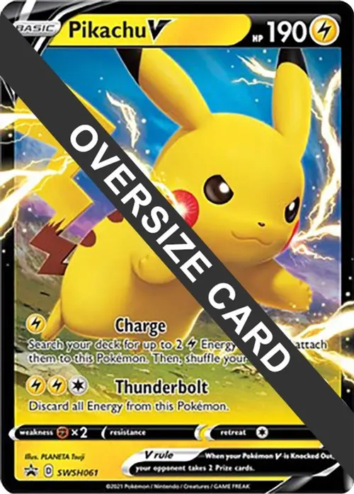 Pikachu V - SWSH061 card art