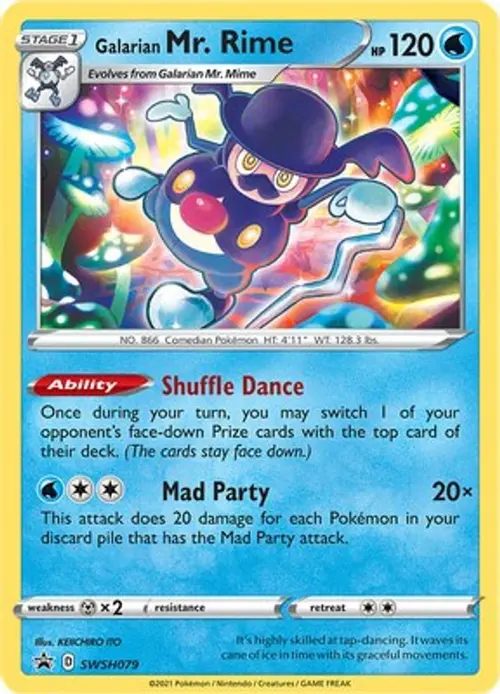 Galarian Mr. Rime - SWSH079 card art