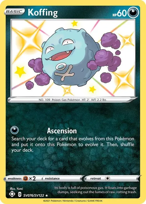 Koffing card art