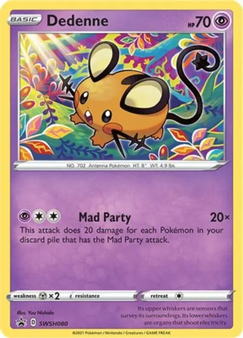 Dedenne - SWSH080 card art