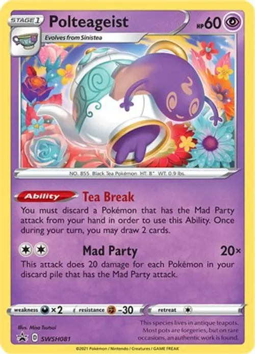 Polteageist - SWSH081 card art