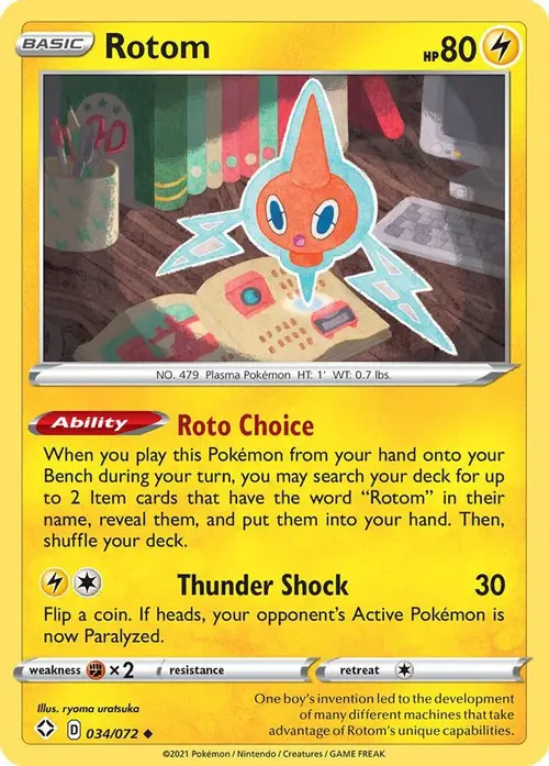 Rotom card art