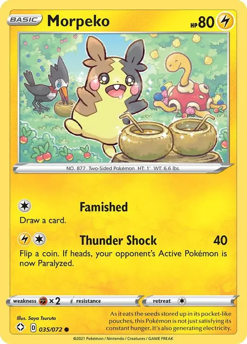 Morpeko (035) card art