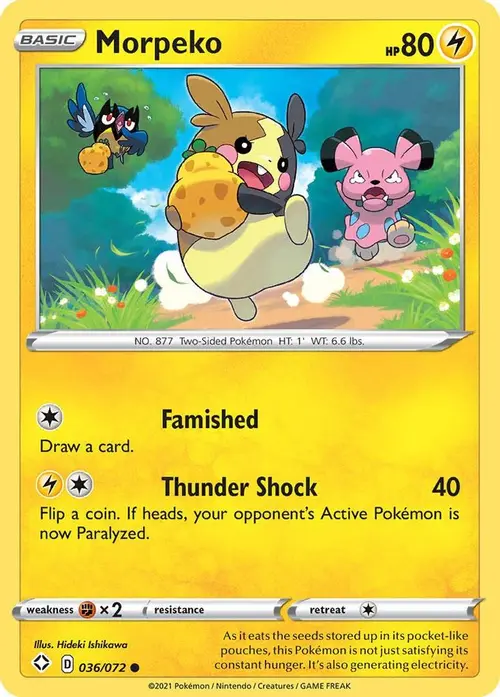 Morpeko (036) card art