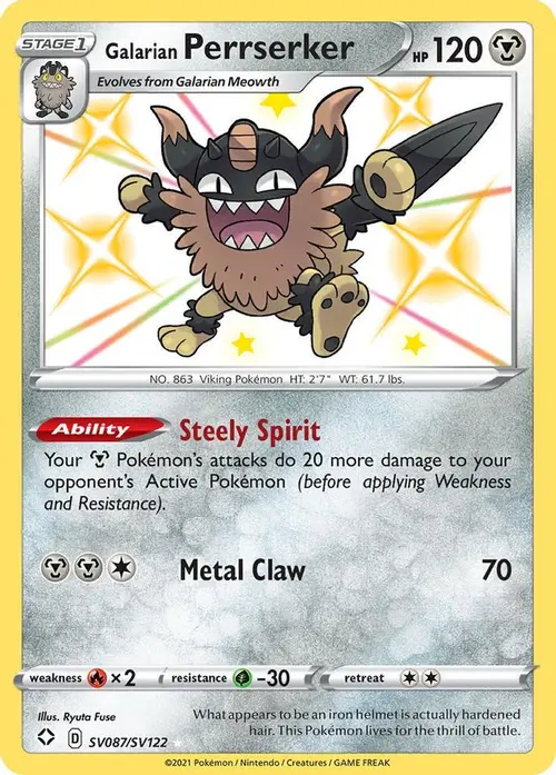Galarian Perrserker card art