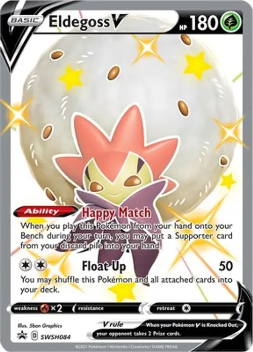 Eldegoss V - SWSH084 card art