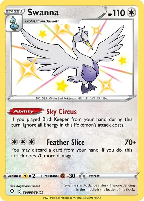Swanna card art