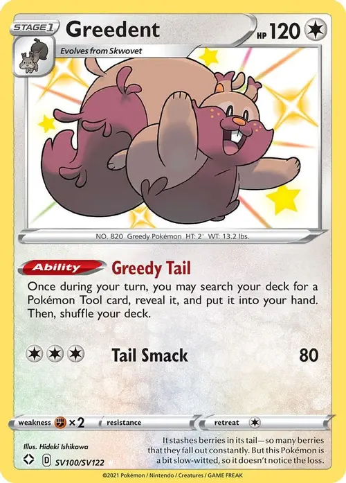 Greedent card art