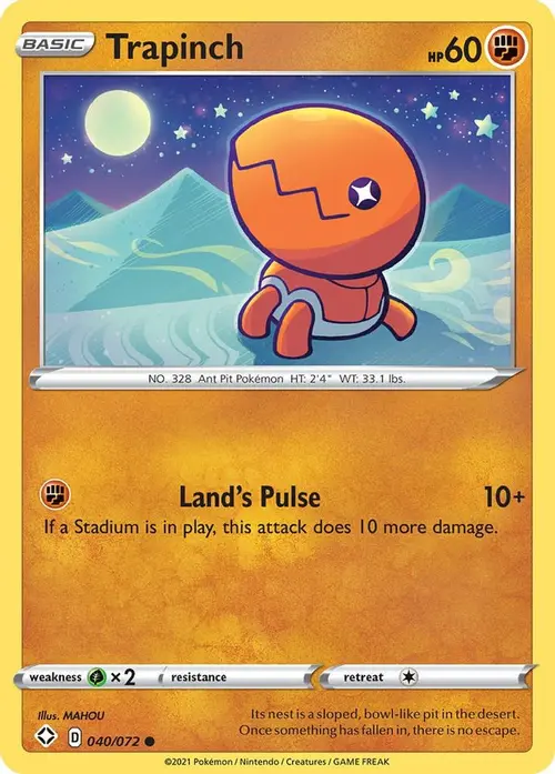 Trapinch card art