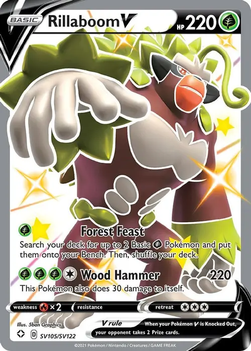 Rillaboom V card art