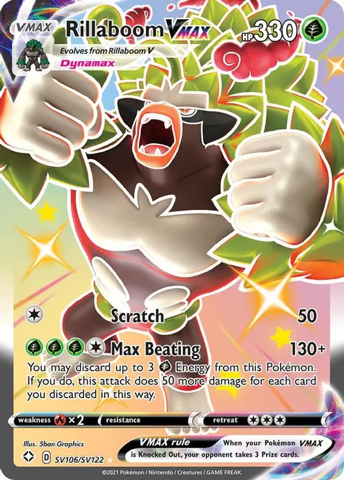 Rillaboom VMAX card art