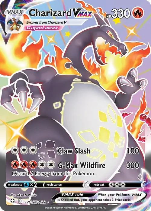 Charizard VMAX card art